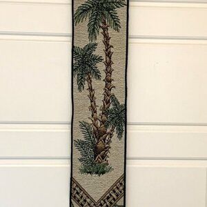 Tropical Palm Tree 6 X 28 Tapestry Bell Pull Wall Hanging